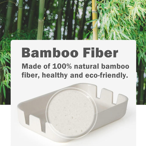 Bamboo Soap Dish, Bar Soap Holder Self Draining Soap Dishes for Shower Bathroom Kitchen Sink, Eco-Friendly Wooden Soap Savers Drainage Soap Holder...