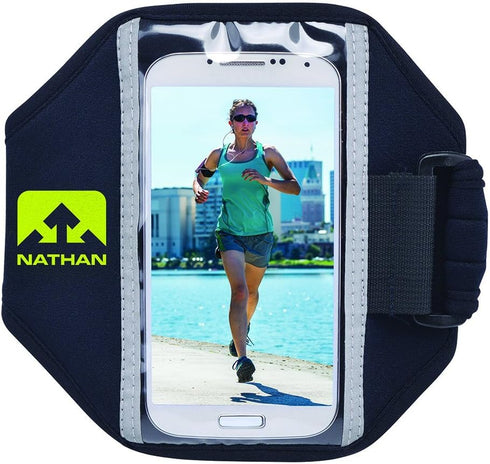 Nathan Running ArmBand Super 5K Universal Fitting. Perfect for Running, Biking, Hiking and more. iPhone, Samsung, Note, Galaxy. Arm Band Phone Car...