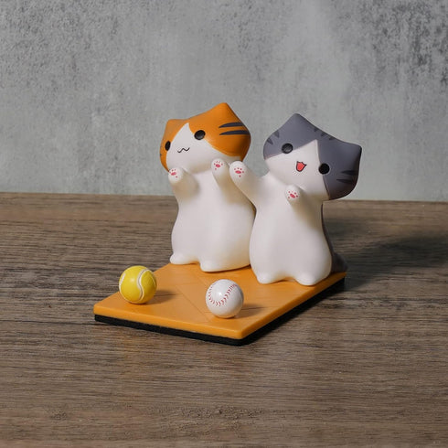 Cute Cat Smartphone Stand Phone Holder Cartoon Animal Japanese Anime (Pumpkin and Gabriel)......