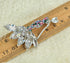 Gyn&Joy CZ jewelry Womens Crystal Rhinestone cubic zirconia Mermaid Brooch Pin...