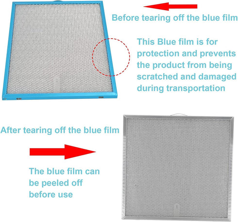 99010316 Range Hood Vent Grease Filter Replacement for Compatible with Broan Nutone Vent Range Hood Filter Models 99010316, S99010316, WA65AF, NTK7450000, 990721400A (2 pack)