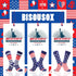 BISOUSOX American Flag Socks Mens Dress Socks 9-12 Funny Crazy Novelty Business Wedding Crew Groomsman President Sock...