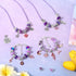 Flasoo DIY Charm Bracelet Making Kit, Jewelry Making Kit for Teen Girls with Unicorn Mermaid Purple Stuff Craft Gift for Birthday, Christmas, New ...