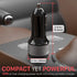 Vena 30W USB C Car Charger, (Power Delivery 3.0, 2.5X Faster Speed) 2 Port Type C PD 3.0 Fast Charging Compact Charger Compatible with iPhone 14/1...