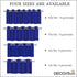 Royal Blue Valances for Bedroom Solid Blackout Thermal Insulated Cobalt Blue Valances for Windows for Living Room Kitchen Loft Grommet Top 1 Panel...