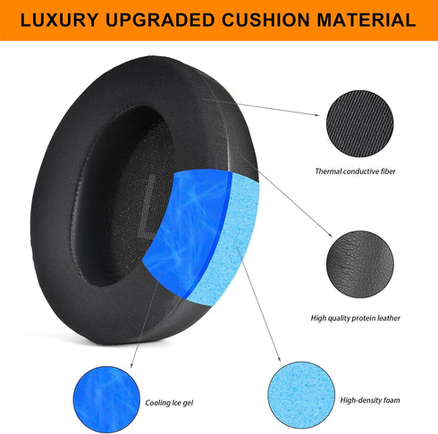 Space Q45 Cooling Gel Ear Pads Replacement Cover Cushions Compatible with Anker Space Q45 Adaptive Active Noise Cancelling Headphones,High-Density...