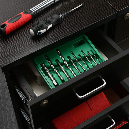 OCGIG 11 PCS Damaged Broken Screw Extractor Drill Bit Bolt Stud Remover Tool Kit Set...