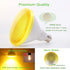GREENIC Yellow LED Light Bulb, 2 Pack Par38 15W (100W Equivalent) 1300lm, E26 Medium Base Flood Light Bulb for Outdoor, Indoor, Porch, Patio, Yard...