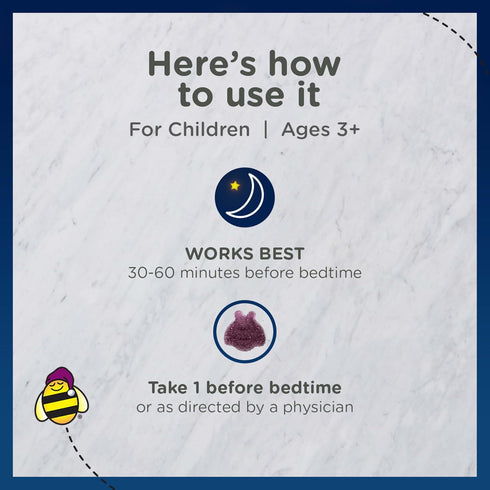 Zarbee's Kids Melatonin Gummy, 1mg Childrens Sleep Aid Supplement, Drug-Free & Effective Sleep Supplement for Children Ages 3 and Up, Non-Habit Fo...