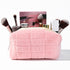 Makeup Bag Plush Cosmetic Bag Cute Aesthetic Makeup Bag Pink Makeup Pouch Travel Toiletry Bag Organizer Soft Makeup Brushes Accessories Storage Ba...