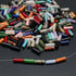 40 Pcs Healing Loose Beads Cylinder Shape Natural Necklace Stone Pendants Crystal Charms for Jewelry Making DIY Craft...