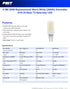 Feit Electric 50-Watt Equivalent, T4 LED Light Bulb, GY6.35 Bi-Pin Base, Dimmable, 3000k Warm White,120V for Chandeliers and Décor Light Fixtures,...