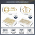 102 Pack Clips Office Supplies 50 Pcs House Shaped Paper Clips 50 Pcs Key Shaped Wire Paper Clip with 2 Pcs Clear Storage Box for Agent Office Hom...
