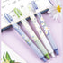 4 Pcs Gel Ink Pens Flower Retractable Pens 0.5mm Black Ink Gel Pens Women Girls Cute Aesthetic Pens Office School Pens (Flower-7)...