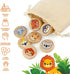 Ulanik Wild Animals Matching Memory Game for Toddlers Age 3 + Year Old Preschool Wooden Board Games for Kids 4-8 Learning & Education Toys — 30 ch...