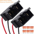 Weewooday 2 Pieces Wire Harness Connector for 12-Volt SLA Battery with Heavy Duty 12 Gauge Wires and Safety Fuse Box for Most 12 Volt Kid Ride Toy...