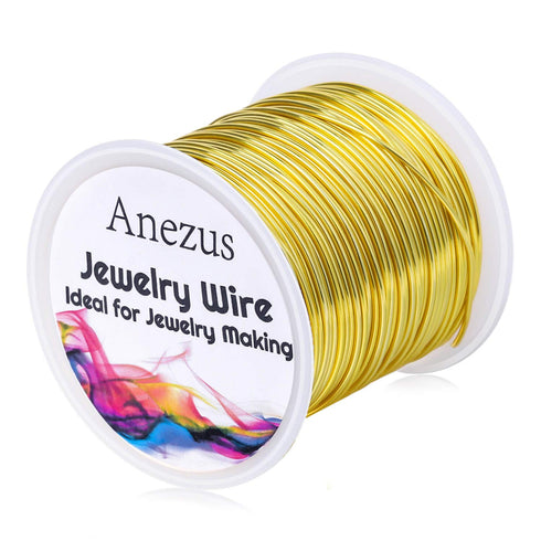 18 Gauge Jewelry Wire for Jewelry Making, Anezus Craft Wire Tarnish Resistant Copper Beading Wire for Jewelry Making Supplies and Crafting (18 Gau...