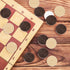 Abaodam 24 Pieces Backgammon Pieces Checkers Replacement Checkers Board Game Pieces Playing Game Chips Pieces Chess Accessories Wooden Checkers fo...
