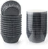 Gifbera Standard Black Foil Cupcake Liners Muffin Wrappers, 200-Count...