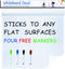 Extra Large Whiteboard Decal Sticker, Self-Adhesive Paper Message Board (6.5 FEET) Peel and Stick Wallpaper with 4 Dry Erase Markers, Size 17.7” X...