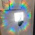 18 Pcs Circle Window Clings - Anti-Collision Window Decals to Save Birds from Window Collisions,Non Adhesive Window Clings, Rainbow Stickers...