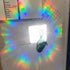 Window Clings - Anti-Collision Window Decals to Save Birds from Window Collisions,Non Adhesive Window Clings, Rainbow Stickers,18 Pcs Circle Cling...