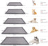 Dog Crate Pad 24x17 inch Gray Memory Foam Dog Bed Mat for Small Dog Cat Grey Washable Puppy Sleeping Bed Anti Slip...