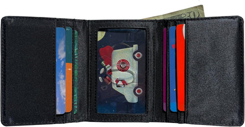Big Skinny Men's Tri-Fold Slim Wallet, Holds Up to 25 Cards...