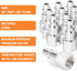 GASHER 10PCS 3/8-Inch NPT Female Industrial Air Tool Fitting, 3/8-Inch High Flow Pneumatic Plugs Max Working Pressure 300PSI...