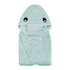 ROMASA Toddler Hooded Bath Towel Ultra Soft Towel Highly Absorbent Bathrobe Blanket for Boys Girls- 27.5" x 55"(Green Shark-Shape)...