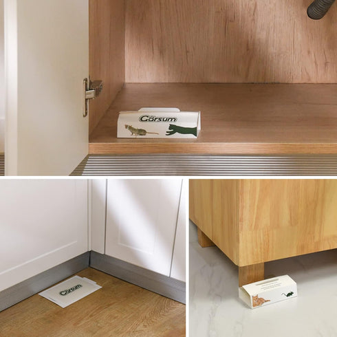 10 Pack Mouse Glue Trap, Peanut Butter Scent Sticky Traps, Heavy Duty Pest Board Insect Spider Mice, Extra Strength Trampas para Ratones Indoor fo...