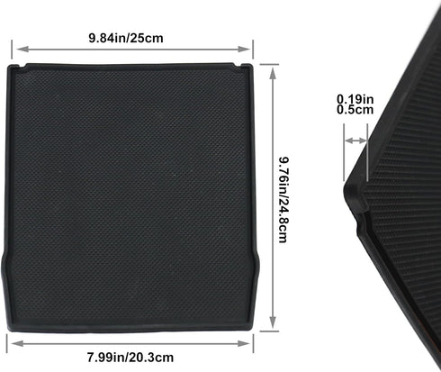 Dashboard Mats Compatible for 2018-2022 2023 Subaru Crosstrek/Impreza and for Subaru Forester 2019-2024 Accessories Center Console Liner Mats Inse...