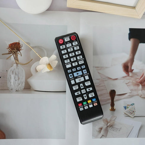 Replacement Remote Controller fit for BD-HM57C BD-F5100 BD-H6500/ZA BD-F5100/ZX Samsung DVD Blu-Ray Player...