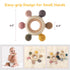 Baby Teething Toys for 0-6 6-12 Months, BPA Free Baby Teether Sensory Toys for Babies 0 3 6 9 12 18 Months, Newborn Infant Toys Gifts for 1 One Ye...