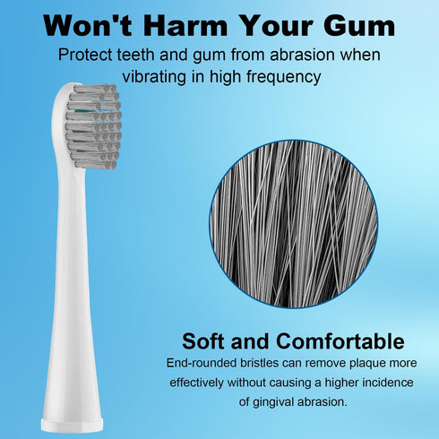 Replacement Flossing Toothbrush Heads for Water Pick SF-01 / SF-02 / SF-03 / SF-04-5 Count with Crystal Caps?Advanced Design, Compact- 5 Count...