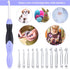11 Sizes Lighted Crochet Hooks Set Rechargeable Crochet Hook Light Up Hooks with Case, Interchangeable Heads 2.5 mm to 8 mm for DIY Craft Supplies...