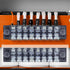 Antrader 10-Pack 8 Positions Dual Rows 600V 15A Wire Barrier Block Screw Terminal Strip with Cover TB-1508...