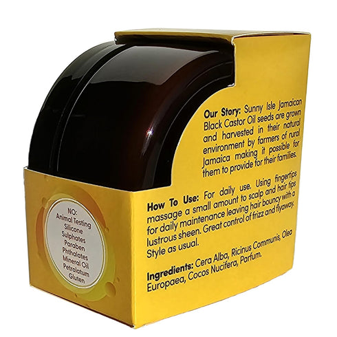 Sunny Isle Kids Care Extreme Hydrating Finishing Hair Butter 4oz | Gentle Care Formula for Daily Use | Promotes Softer, Smoother Hair | Frizz & Fl...