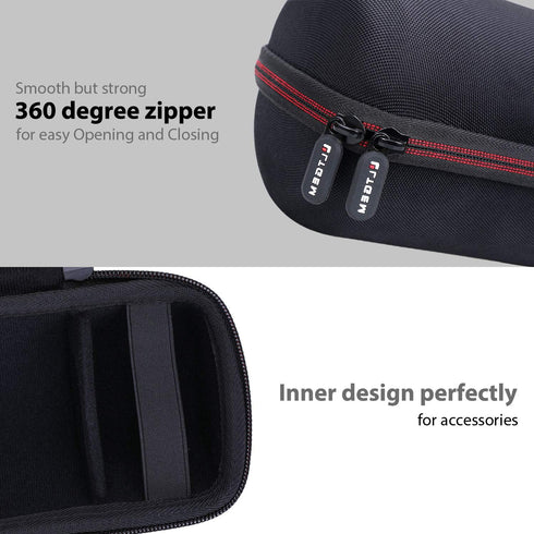LTGEM Hard Case for JBL Pulse 4 Waterproof Portable Bluetooth Speaker - Travel Protective Carrying Storage Bag(Black+Black)......