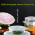 Silicone Stretch Lids Set Of 12 Elastic Reusable Microwave Food Covers Bowl Covers for Can, Cup and Glass Jars...