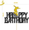 Glitter Happy Birthday Skateboard Cake Topper for Extreme Skateboard Sport Skateboarding Graffiti Theme Birthday Party Cake Decorations...