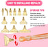 NIBESSER 21Pcs Diamond Art Painting Pen Kit 3pcs Diamond Art Pens 12 Pcs Metal Screw Thread Tips 5D Resin Painting Tools Accessories Multi Placer ...