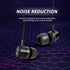 EP-06 Metallic Wired Earbuds in-Ear Earphones,Build-in Microphone Noise Isolating Headphone,with 3.5mm Jack Long Cord 10mm Large Drivers HD Bass A...