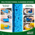 HOMEXCEL Scrub Kitchen Sponges 12 Pack, Non-Scratch Dish Sponges for Cleaning, Dual Sided Dish Sponge for Washing Dishes, Cellulose Sponges Safe o...