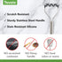 Tovolo Silicone Potato Masher - Charcoal...