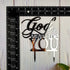 God Gave Me You Wedding Cake Topper for Wedding/Engagement/Marriage Party Decorations (Mirror Silvery Acrylic)...