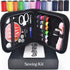 Best Sewing Kit Bundle with Scissors, Thimble, Thread, Needles, Tape Measure, Carrying Case and Accessories...