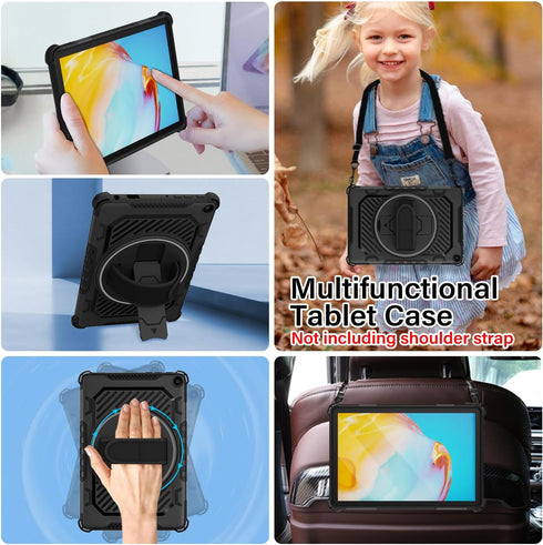 for 2023 Release FlreHD 10 Tablet Case 13th Generation with 360 Rotating Kickstand Hand Strap,(No Screen Protector, for Kids) Also for 10in Sony N...
