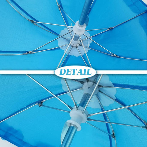 5PCS Cute Doll Toys Sunny Rainy Umbrella for American Girl Dolls and Other 18 inch Dolls Decoration Games Photography Props Supplies...
