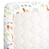 NoJo Watercolor Jungle Animals Crib Sheet - Fitted Crib Sheet...